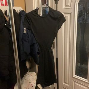 Black mini dress
